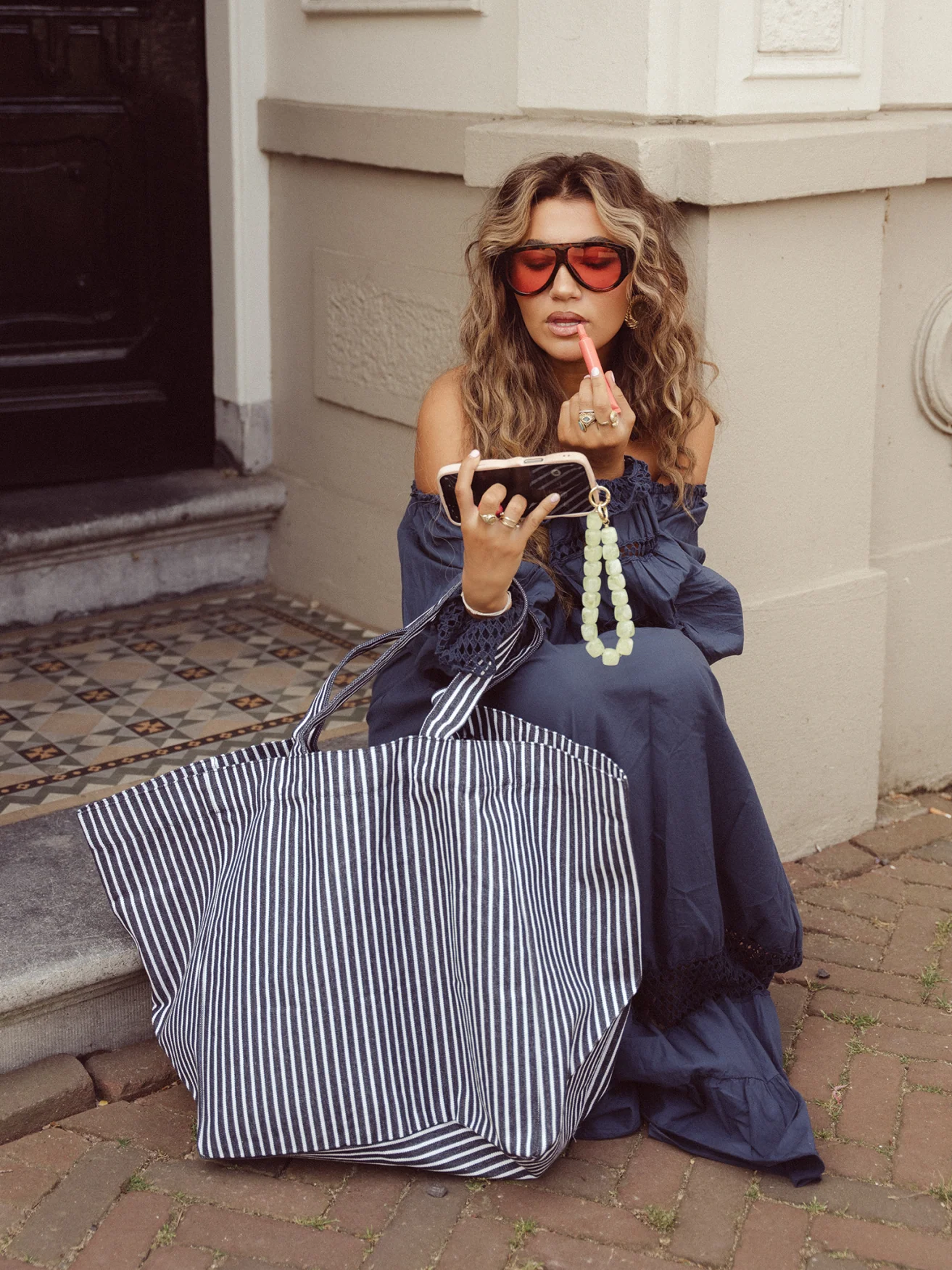 Canvas Oversized Beach Bag stripe Blue - 51Dnspod | Smaakvolle damp – Verzendkosten vrij vanaf 40€ Canvas Oversized Beach Bag stripe Blue - 51Dnspod | Smaakvolle damp – Verzendkosten vrij vanaf 40€