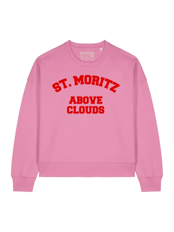 Boxy Sweater ST. Mortiz Red - 51Dnspod | Smaakvolle damp – Verzendkosten vrij vanaf 40€