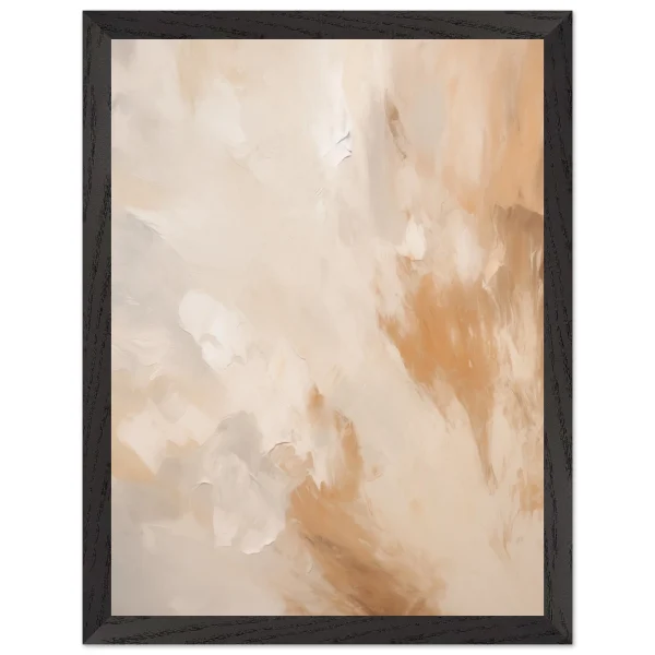 Artfulprints Poster met Lijst Abstract - Golden touch 2 - 30x40 cm - Terracotta - 51Dnspod | Smaakvolle damp – Verzendkosten vrij vanaf 40€