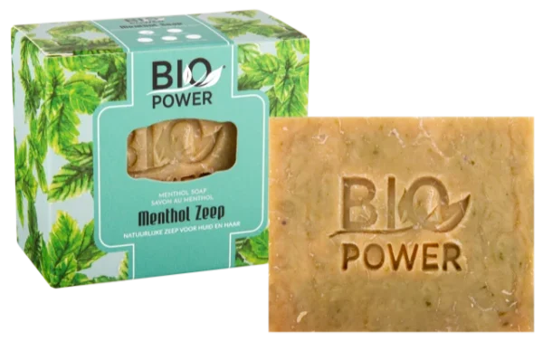 Biopower Menthol - Zeep 125g - 51Dnspod | Smaakvolle damp – Verzendkosten vrij vanaf 40€