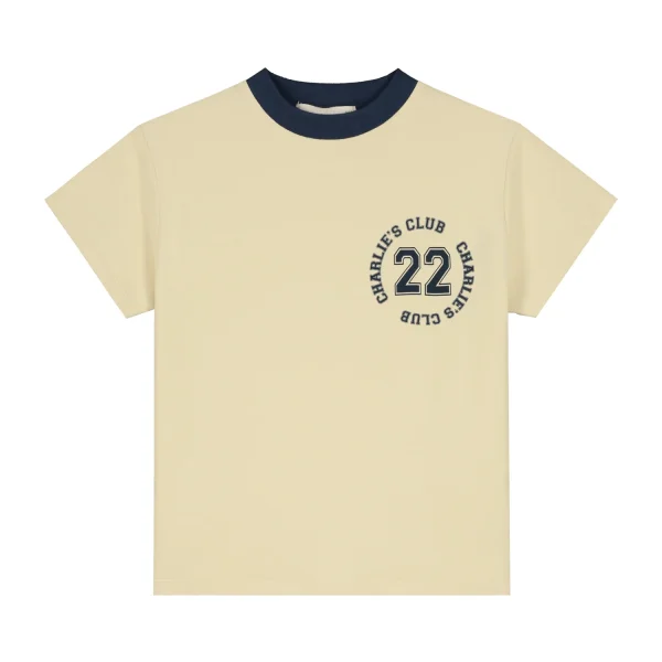Charlie Petite | Luc T-Shirt | Cream/Navy - 51Dnspod | Smaakvolle damp – Verzendkosten vrij vanaf 40€