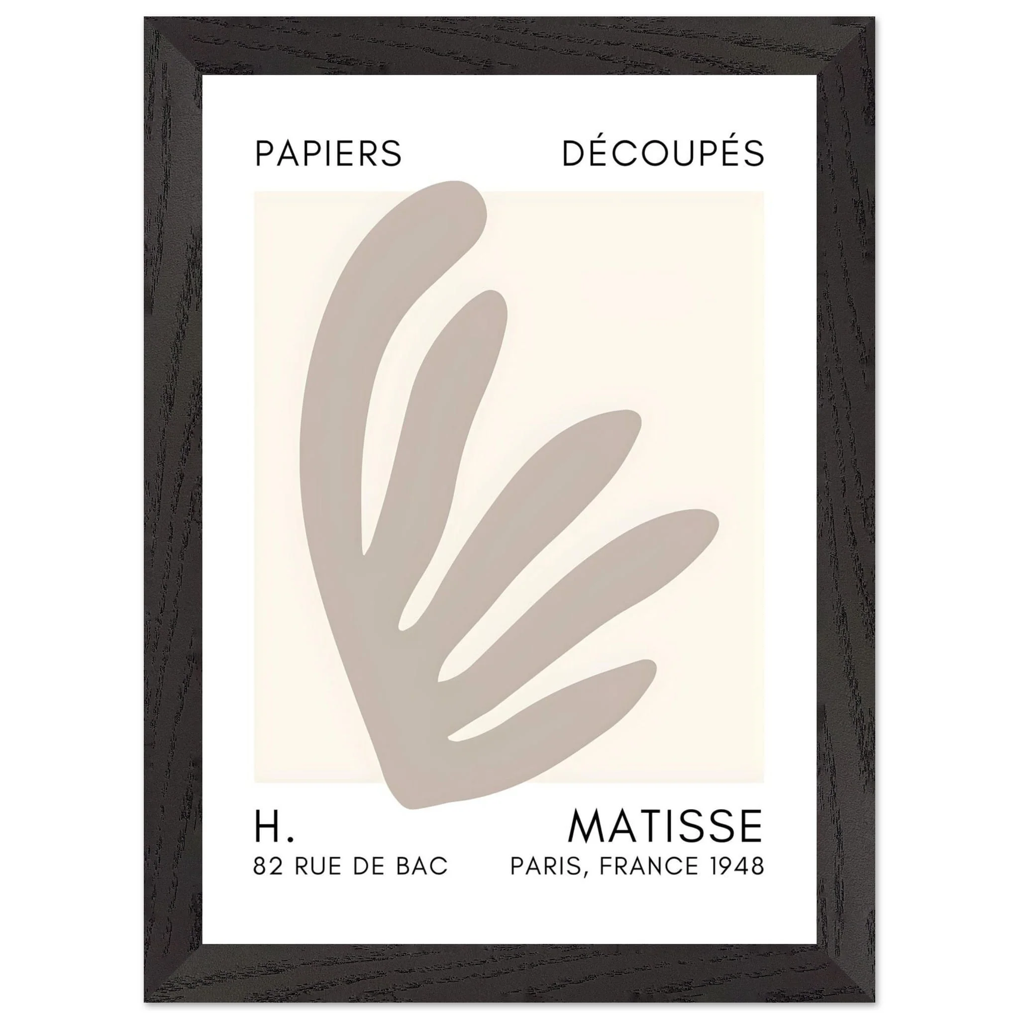 Artfulprints Poster met Lijst Matisse – Aquatic impression grey - A4 21x29.7 cm - Grijs - 51Dnspod | Smaakvolle damp – Verzendkosten vrij vanaf 40€ Artfulprints Poster met Lijst Matisse – Aquatic impression grey - A4 21x29.7 cm - Grijs - 51Dnspod | Smaakvolle damp – Verzendkosten vrij vanaf 40€