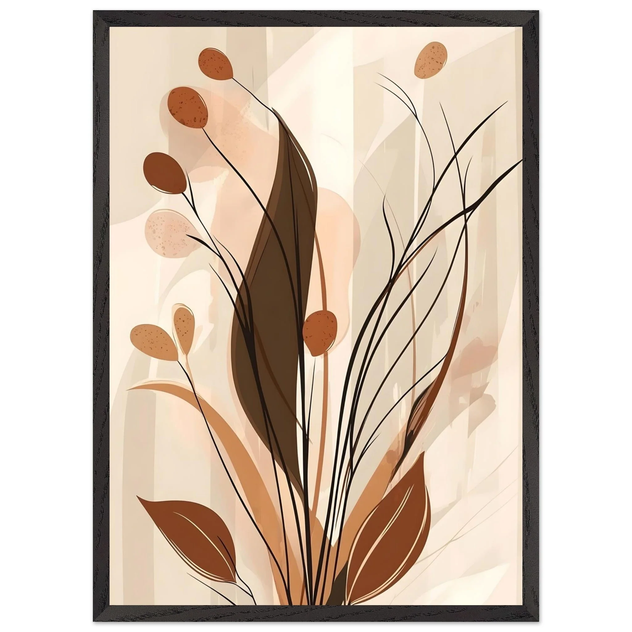 Artfulprints Poster met Lijst Boho – Autumn growth - 50x70 cm - Bruin - 51Dnspod | Smaakvolle damp – Verzendkosten vrij vanaf 40€ Artfulprints Poster met Lijst Boho – Autumn growth - 50x70 cm - Bruin - 51Dnspod | Smaakvolle damp – Verzendkosten vrij vanaf 40€