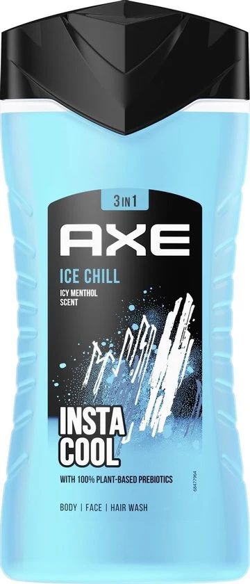 Axe Douchegel Ice Chill - 250ml - 51Dnspod | Smaakvolle damp – Verzendkosten vrij vanaf 40€ Axe Douchegel Ice Chill - 250ml - 51Dnspod | Smaakvolle damp – Verzendkosten vrij vanaf 40€