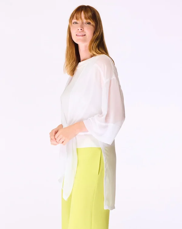 Bloes Wit Accent Fashion ( Studio 4728/White ) - 51Dnspod | Smaakvolle damp – Verzendkosten vrij vanaf 40€