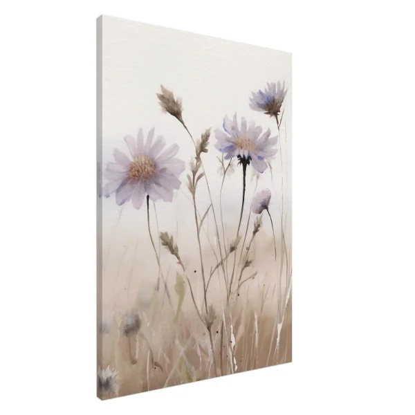 Artfulprints Canvas Flower aquarel 1 canvas - 75x100 cm - beige - 51Dnspod | Smaakvolle damp – Verzendkosten vrij vanaf 40€