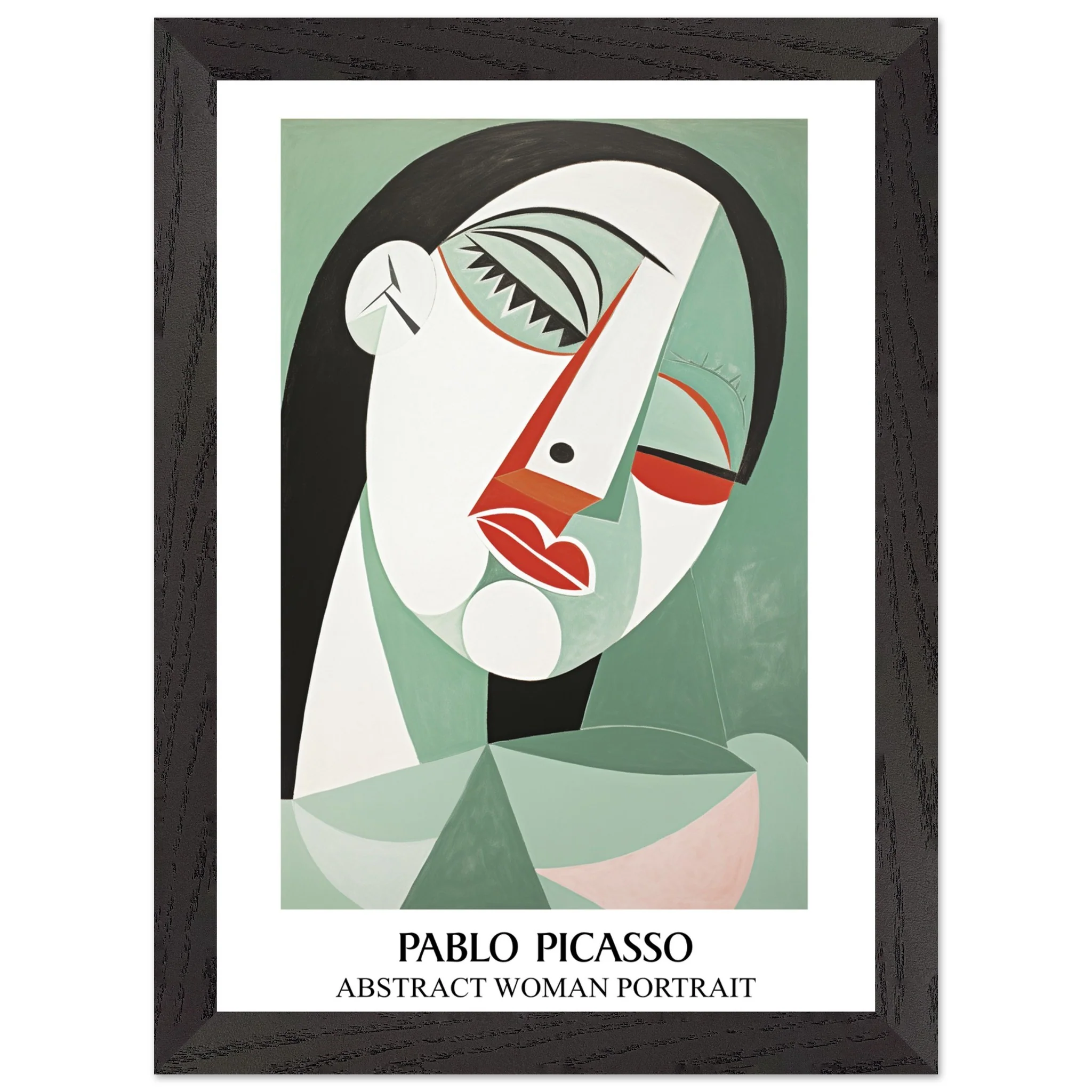 Artfulprints Poster met Lijst Pablo Picasso - Abstract woman portrait - A4 21x29.7 cm - Groen - 51Dnspod | Smaakvolle damp – Verzendkosten vrij vanaf 40€ Artfulprints Poster met Lijst Pablo Picasso - Abstract woman portrait - A4 21x29.7 cm - Groen - 51Dnspod | Smaakvolle damp – Verzendkosten vrij vanaf 40€