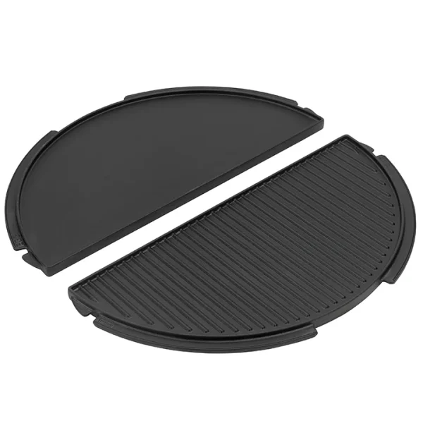 Big Green Egg Half Moon Cast Iron Plancha Griddle XLarge - 51Dnspod | Smaakvolle damp – Verzendkosten vrij vanaf 40€
