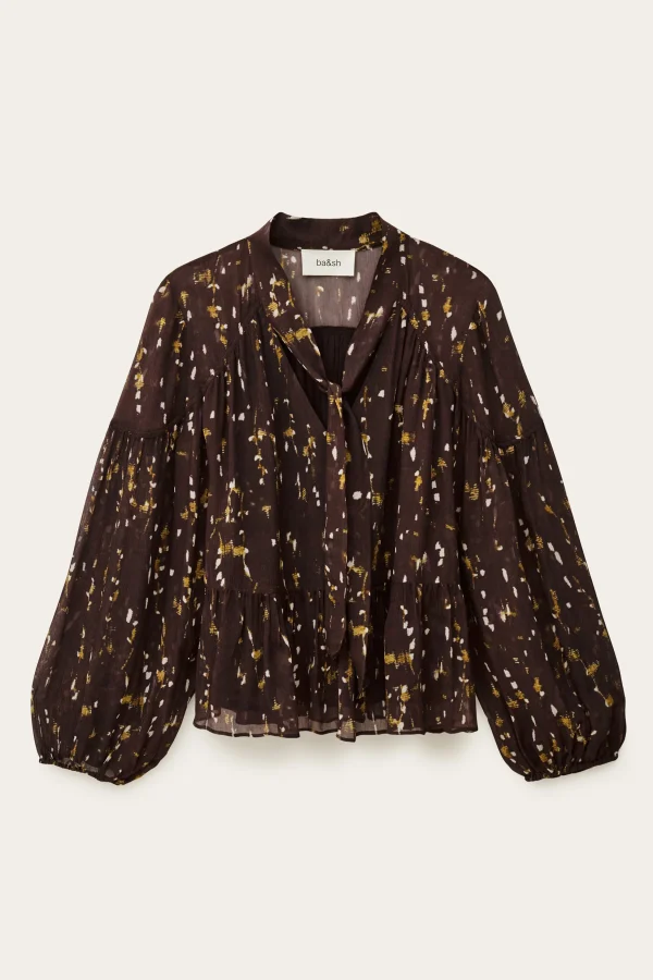 BA&SH TOP KAMALA BROWN - 51Dnspod | Smaakvolle damp – Verzendkosten vrij vanaf 40€