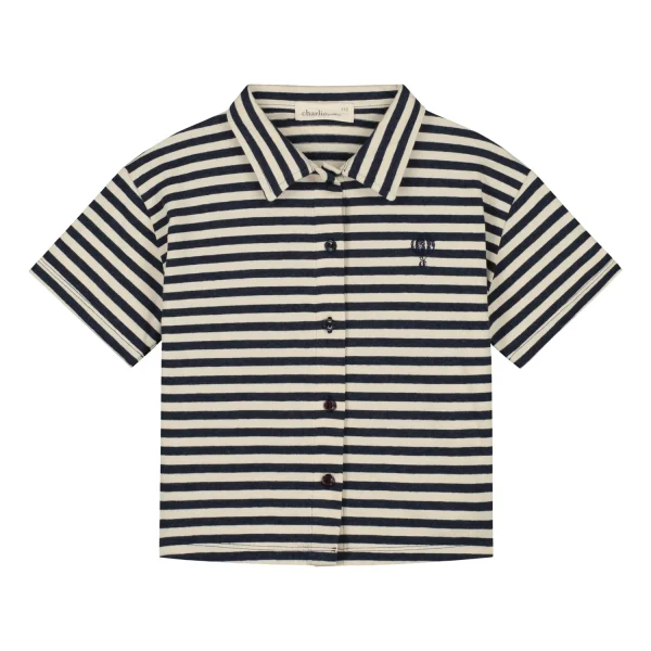 Charlie Petite | Illias Blouse | Navy/Cream - 51Dnspod | Smaakvolle damp – Verzendkosten vrij vanaf 40€