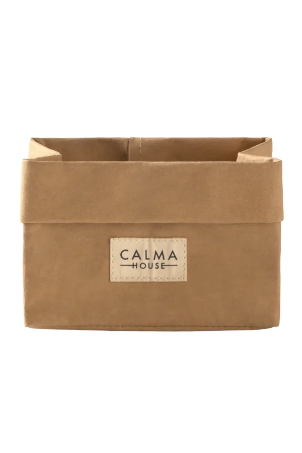 Calma House Mand Paper - Naturel - 16.5x11.5x11 - 51Dnspod | Smaakvolle damp – Verzendkosten vrij vanaf 40€