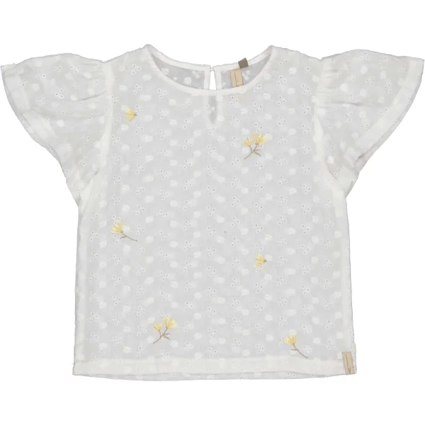 Blouse wit | White Pearl - 51Dnspod | Smaakvolle damp – Verzendkosten vrij vanaf 40€