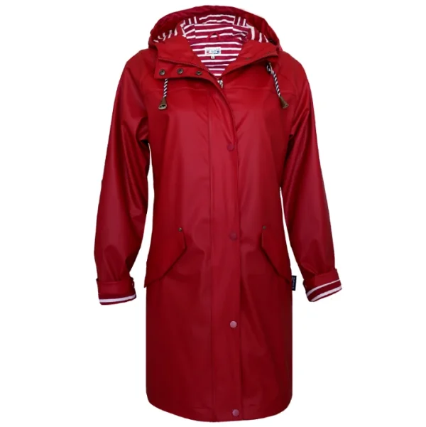 Breton Dames Regenjas JA11 - Rood - 51Dnspod | Smaakvolle damp – Verzendkosten vrij vanaf 40€