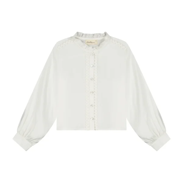 Charlie Petite | Noé Blouse | Off-White - 51Dnspod | Smaakvolle damp – Verzendkosten vrij vanaf 40€