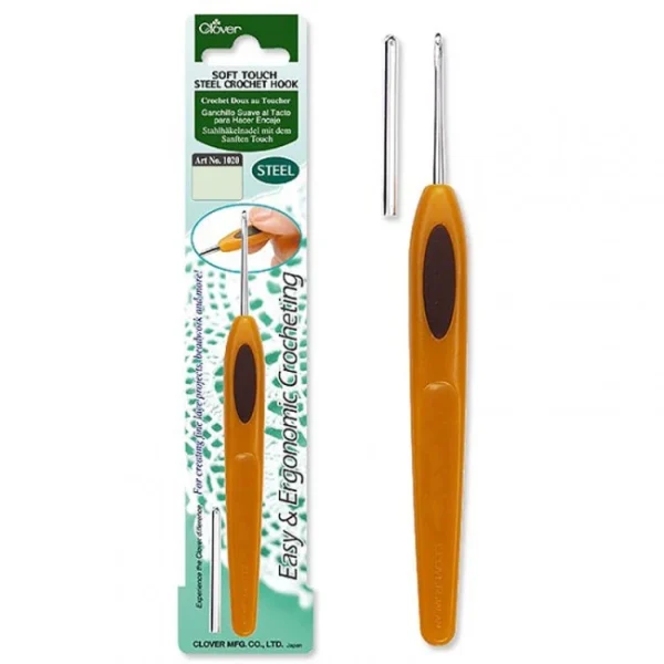 Clover Soft Touch haaknaald 1.0 mm - 51Dnspod | Smaakvolle damp – Verzendkosten vrij vanaf 40€