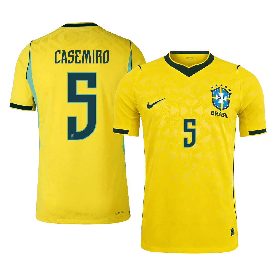 CASEMIRO #5 Brazilië Spelersversie thuisshirt WK Voetbal 2026 - slim fit - 51Dnspod | Smaakvolle damp – Verzendkosten vrij vanaf 40€ CASEMIRO #5 Brazilië Spelersversie thuisshirt WK Voetbal 2026 - slim fit - 51Dnspod | Smaakvolle damp – Verzendkosten vrij vanaf 40€
