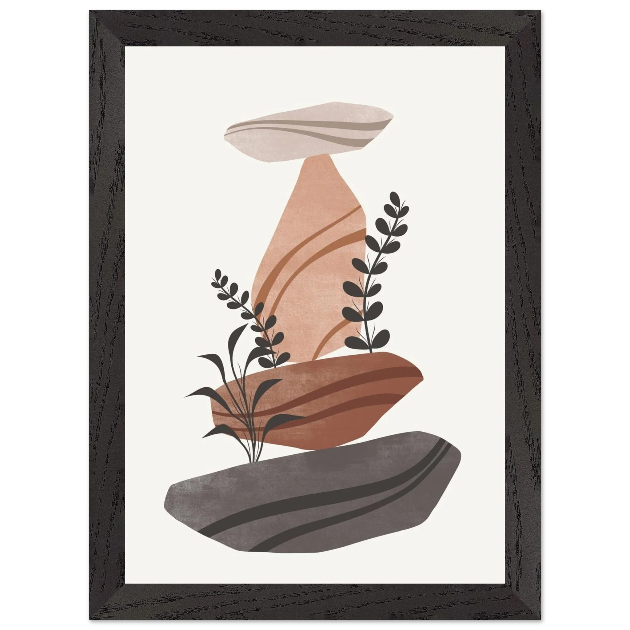 Artfulprints Poster met Lijst Boho – Rock balance - A4 21x29.7 cm - Bruin - 51Dnspod | Smaakvolle damp – Verzendkosten vrij vanaf 40€ Artfulprints Poster met Lijst Boho – Rock balance - A4 21x29.7 cm - Bruin - 51Dnspod | Smaakvolle damp – Verzendkosten vrij vanaf 40€