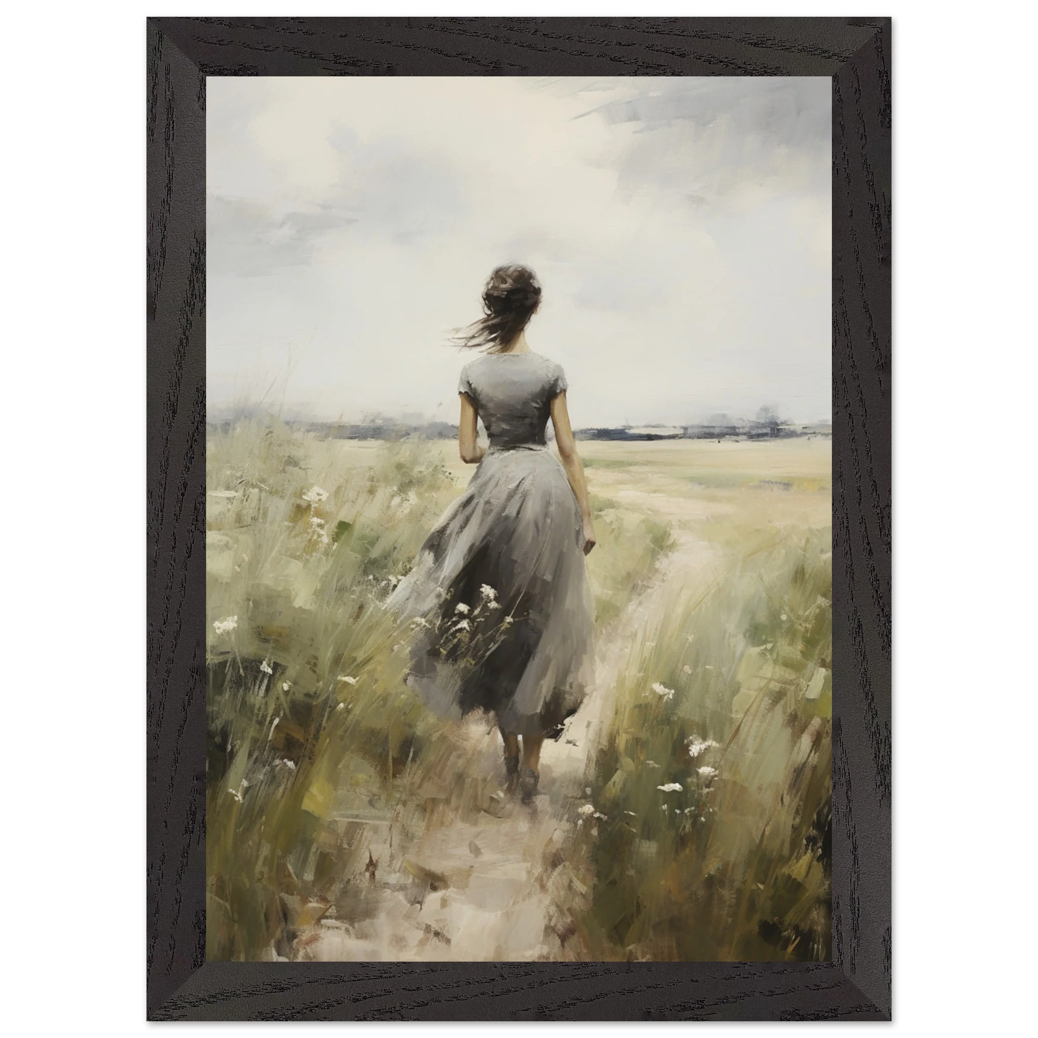 Artfulprints Poster met Lijst Woman in flowerfield - A4 21x29.7 cm - Groen - 51Dnspod | Smaakvolle damp – Verzendkosten vrij vanaf 40€ Artfulprints Poster met Lijst Woman in flowerfield - A4 21x29.7 cm - Groen - 51Dnspod | Smaakvolle damp – Verzendkosten vrij vanaf 40€