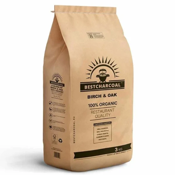 Best Charcoal Birch & Oak Charcoal 3 kg - 51Dnspod | Smaakvolle damp – Verzendkosten vrij vanaf 40€