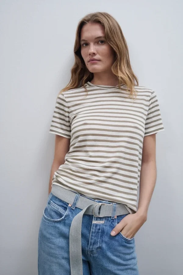 Closed Basic T-Shirt Chino Green C95200-444-ST - 51Dnspod | Smaakvolle damp – Verzendkosten vrij vanaf 40€