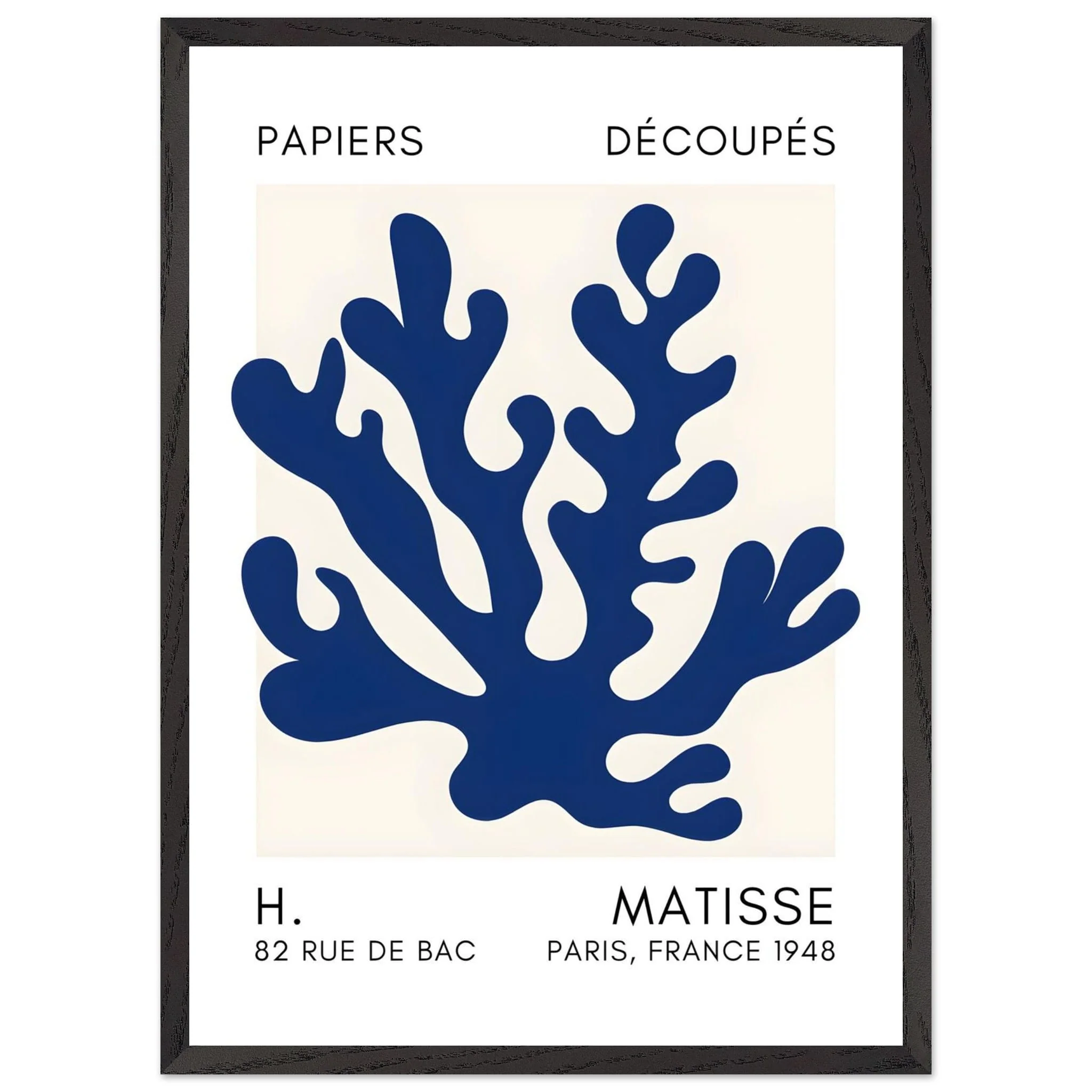Artfulprints Poster met Lijst Matisse – Saltflower shapes navy blue II - 50x70 cm - Blauw - 51Dnspod | Smaakvolle damp – Verzendkosten vrij vanaf 40€ Artfulprints Poster met Lijst Matisse – Saltflower shapes navy blue II - 50x70 cm - Blauw - 51Dnspod | Smaakvolle damp – Verzendkosten vrij vanaf 40€