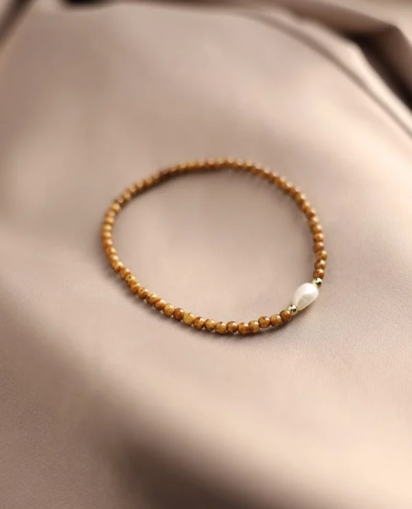 Bracelet Pearl | Hazelnut Brown - 51Dnspod | Smaakvolle damp – Verzendkosten vrij vanaf 40€