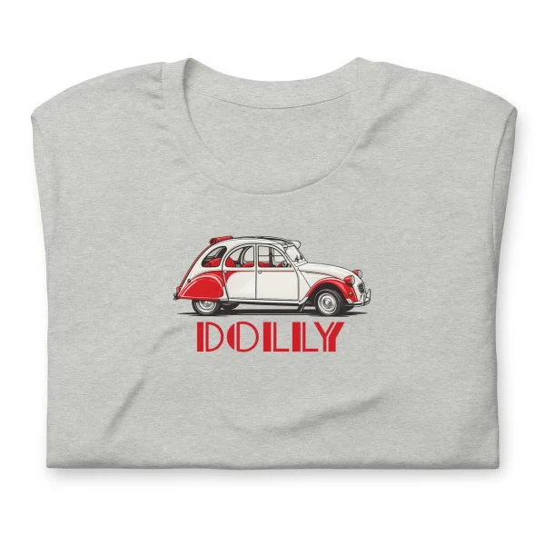 Citroën 2CV Dolly 1986 – Rood-Wit Graphic T-shirt - Specials Collectie - 51Dnspod | Smaakvolle damp – Verzendkosten vrij vanaf 40€