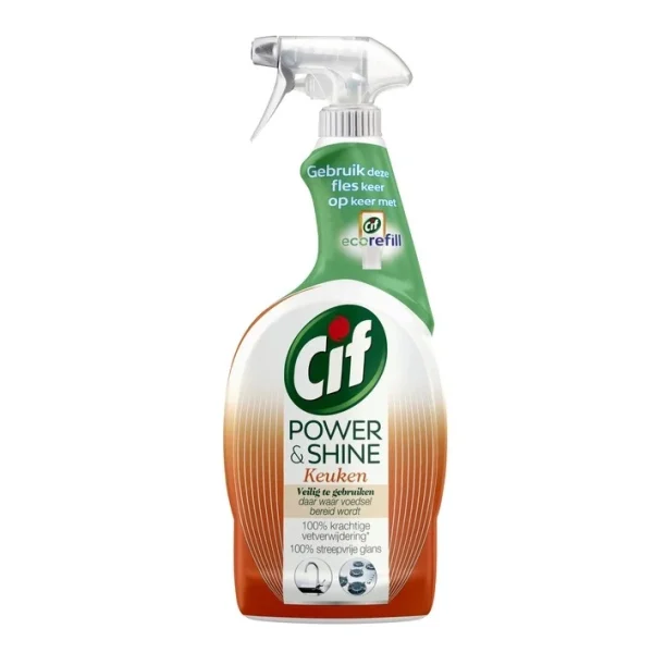 Cif Power & Shine Keuken Spray - 51Dnspod | Smaakvolle damp – Verzendkosten vrij vanaf 40€