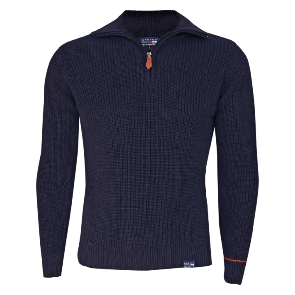 Breton Heren schipperstrui Pul03 Navy - 51Dnspod | Smaakvolle damp – Verzendkosten vrij vanaf 40€