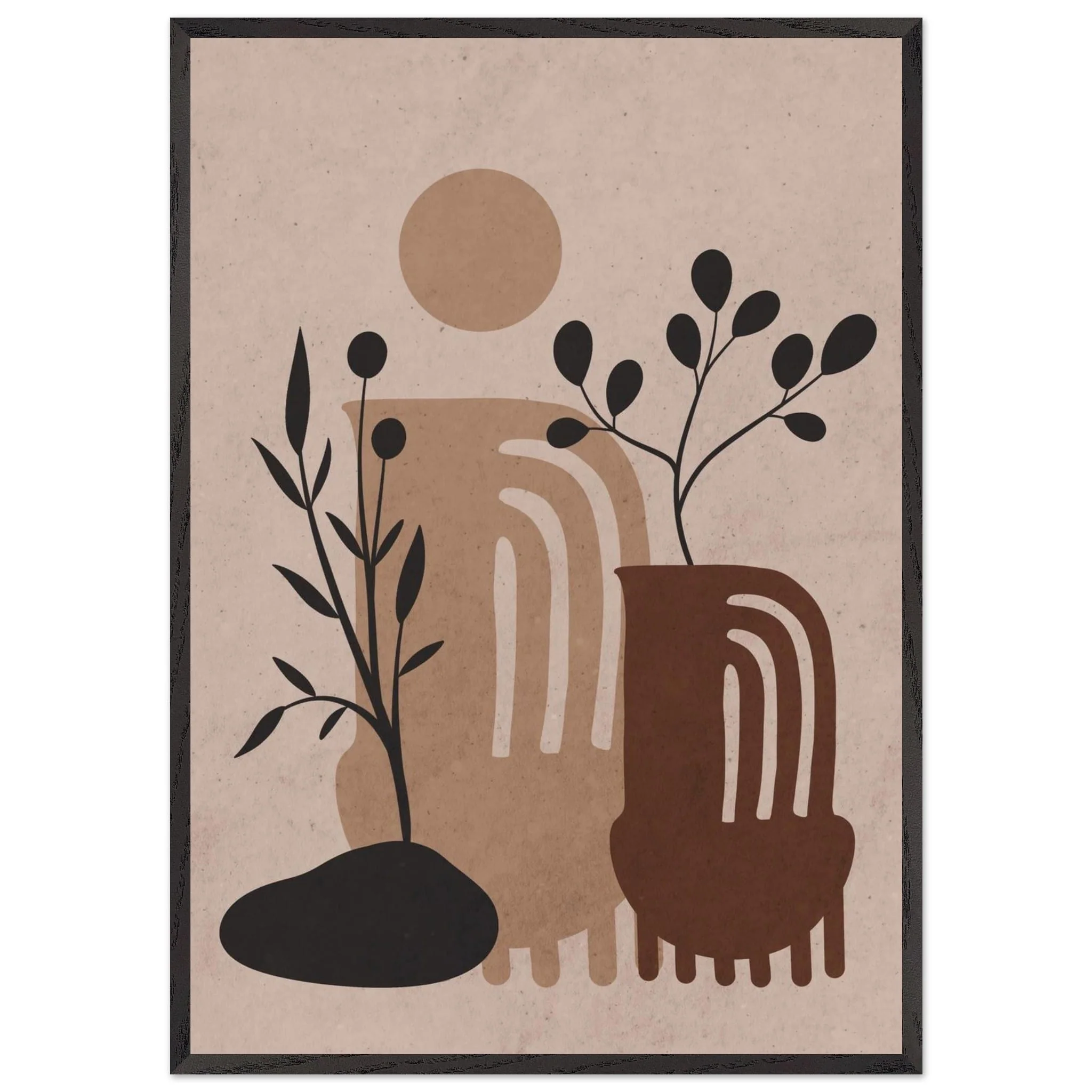 Artfulprints Poster met Lijst Boho – Clay forms - 70x100 cm - Bruin - 51Dnspod | Smaakvolle damp – Verzendkosten vrij vanaf 40€ Artfulprints Poster met Lijst Boho – Clay forms - 70x100 cm - Bruin - 51Dnspod | Smaakvolle damp – Verzendkosten vrij vanaf 40€
