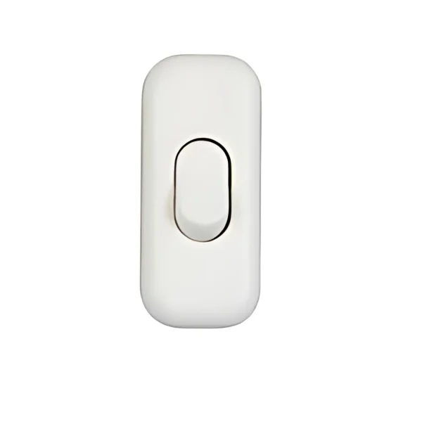 Benson Handige snoerschakelaar - wit - 6 x 2,5 x 2 cm - CE en VDE keurmerk - 51Dnspod | Smaakvolle damp – Verzendkosten vrij vanaf 40€