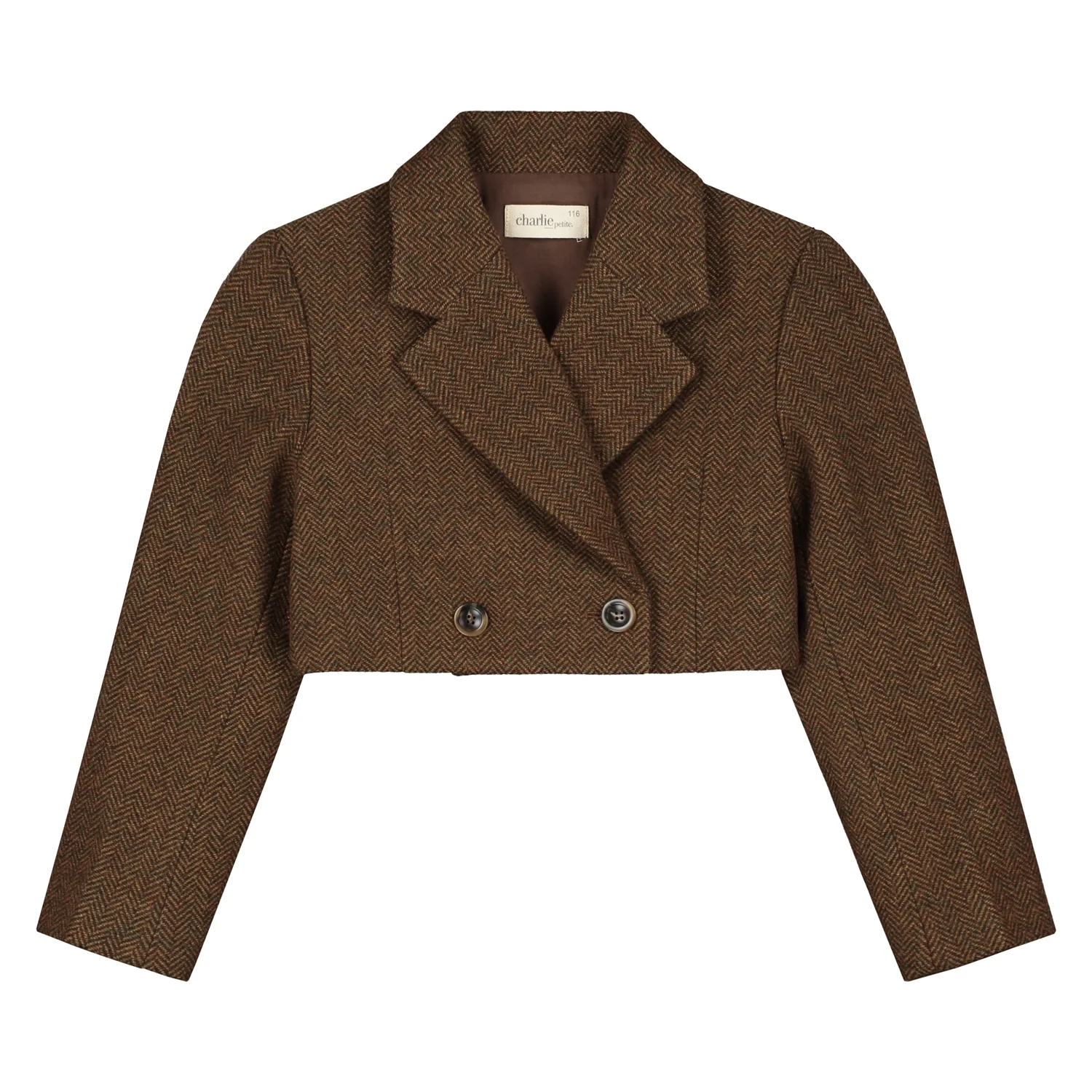Charlie Petite | Nora Cropped Blazer | Brown Melange - 51Dnspod | Smaakvolle damp – Verzendkosten vrij vanaf 40€ Charlie Petite | Nora Cropped Blazer | Brown Melange - 51Dnspod | Smaakvolle damp – Verzendkosten vrij vanaf 40€
