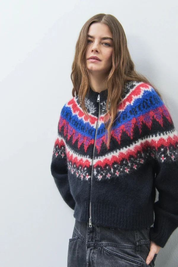 Closed Cropped Zip Cardigan C96423-94C-JC Cosmic Grey 140 - 51Dnspod | Smaakvolle damp – Verzendkosten vrij vanaf 40€