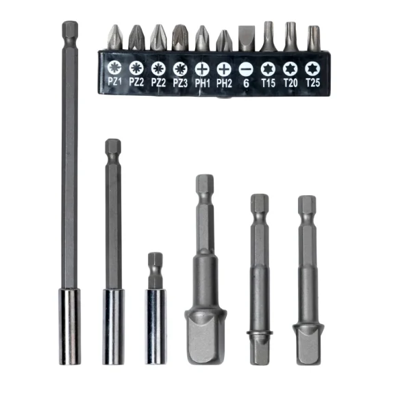 Bit Verlenger 1/4" (60, 100 & 150 mm) - 16 Delig - 51Dnspod | Smaakvolle damp – Verzendkosten vrij vanaf 40€
