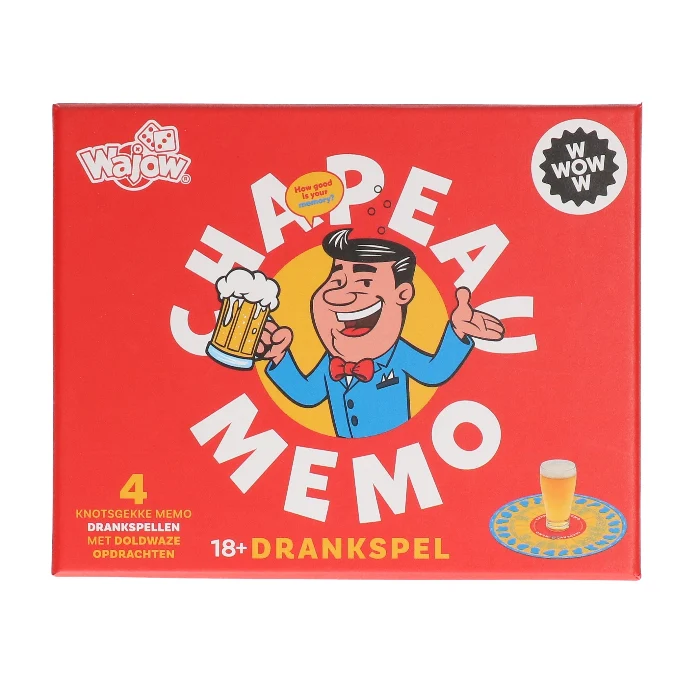 Chapeau Memo Drankspel - 51Dnspod | Smaakvolle damp – Verzendkosten vrij vanaf 40€ Chapeau Memo Drankspel - 51Dnspod | Smaakvolle damp – Verzendkosten vrij vanaf 40€