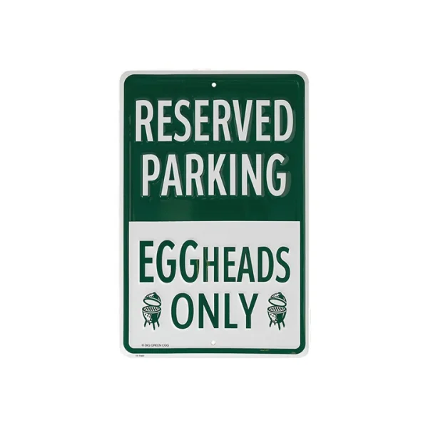 Big Green Egg Parkeerbord Eggheads Only - 51Dnspod | Smaakvolle damp – Verzendkosten vrij vanaf 40€