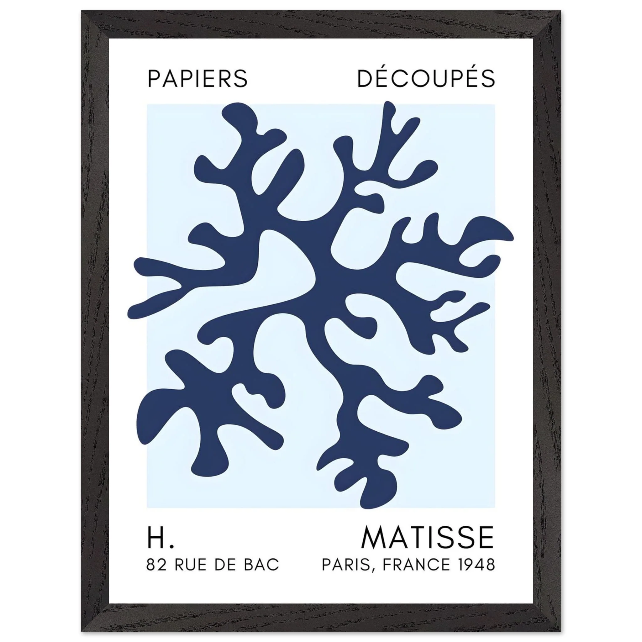 Artfulprints Poster met Lijst Matisse – Dreamy coral flower navy blue I - 30x40 cm - Blauw - 51Dnspod | Smaakvolle damp – Verzendkosten vrij vanaf 40€ Artfulprints Poster met Lijst Matisse – Dreamy coral flower navy blue I - 30x40 cm - Blauw - 51Dnspod | Smaakvolle damp – Verzendkosten vrij vanaf 40€
