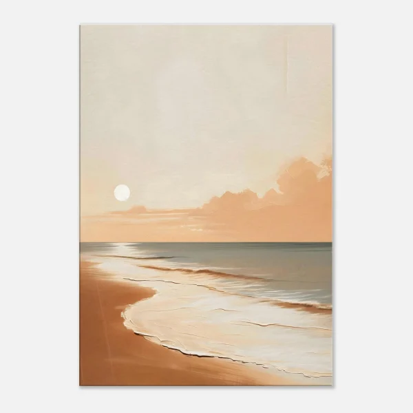 Artfulprints Canvas At the coast canvas - 75x100 cm - beige - 51Dnspod | Smaakvolle damp – Verzendkosten vrij vanaf 40€
