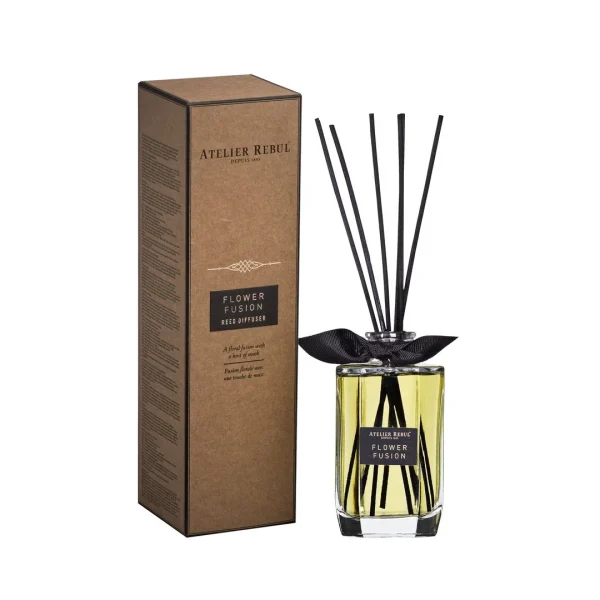 Atelier Rebul Flower Fushion DIFFUSER /Geurstokjes 200ML - 51Dnspod | Smaakvolle damp – Verzendkosten vrij vanaf 40€