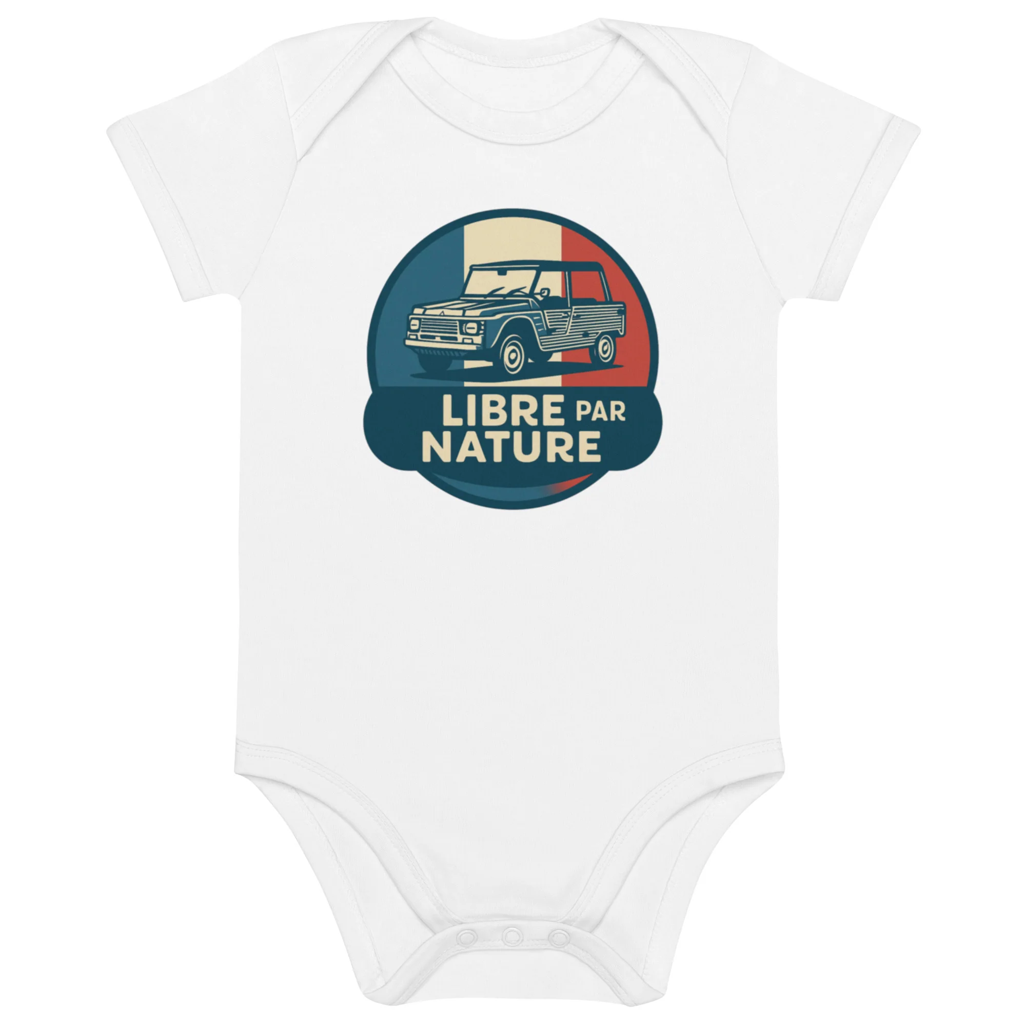 Biologische Baby Romper – Citroën Méhari “Libre par Nature” - 51Dnspod | Smaakvolle damp – Verzendkosten vrij vanaf 40€ Biologische Baby Romper – Citroën Méhari “Libre par Nature” - 51Dnspod | Smaakvolle damp – Verzendkosten vrij vanaf 40€