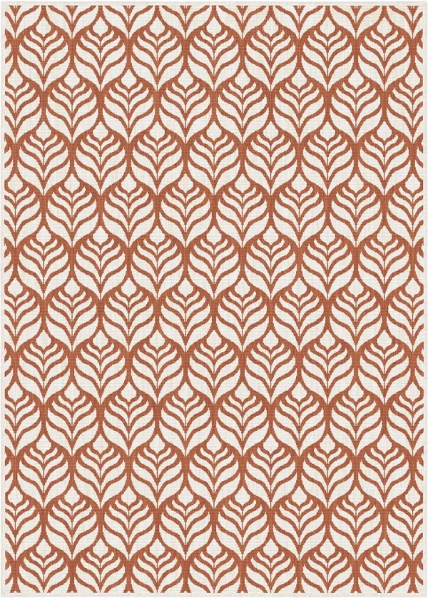 Buitenkleed Cleo Roest/Wit - Interieur05 - 51Dnspod | Smaakvolle damp – Verzendkosten vrij vanaf 40€