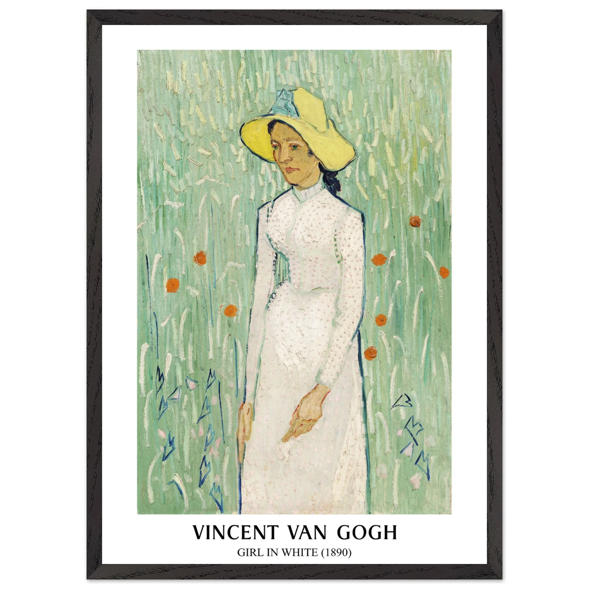 Artfulprints Poster met Lijst Vincent van Gogh - Girl in white - 50x70 cm - Groen - 51Dnspod | Smaakvolle damp – Verzendkosten vrij vanaf 40€ Artfulprints Poster met Lijst Vincent van Gogh - Girl in white - 50x70 cm - Groen - 51Dnspod | Smaakvolle damp – Verzendkosten vrij vanaf 40€