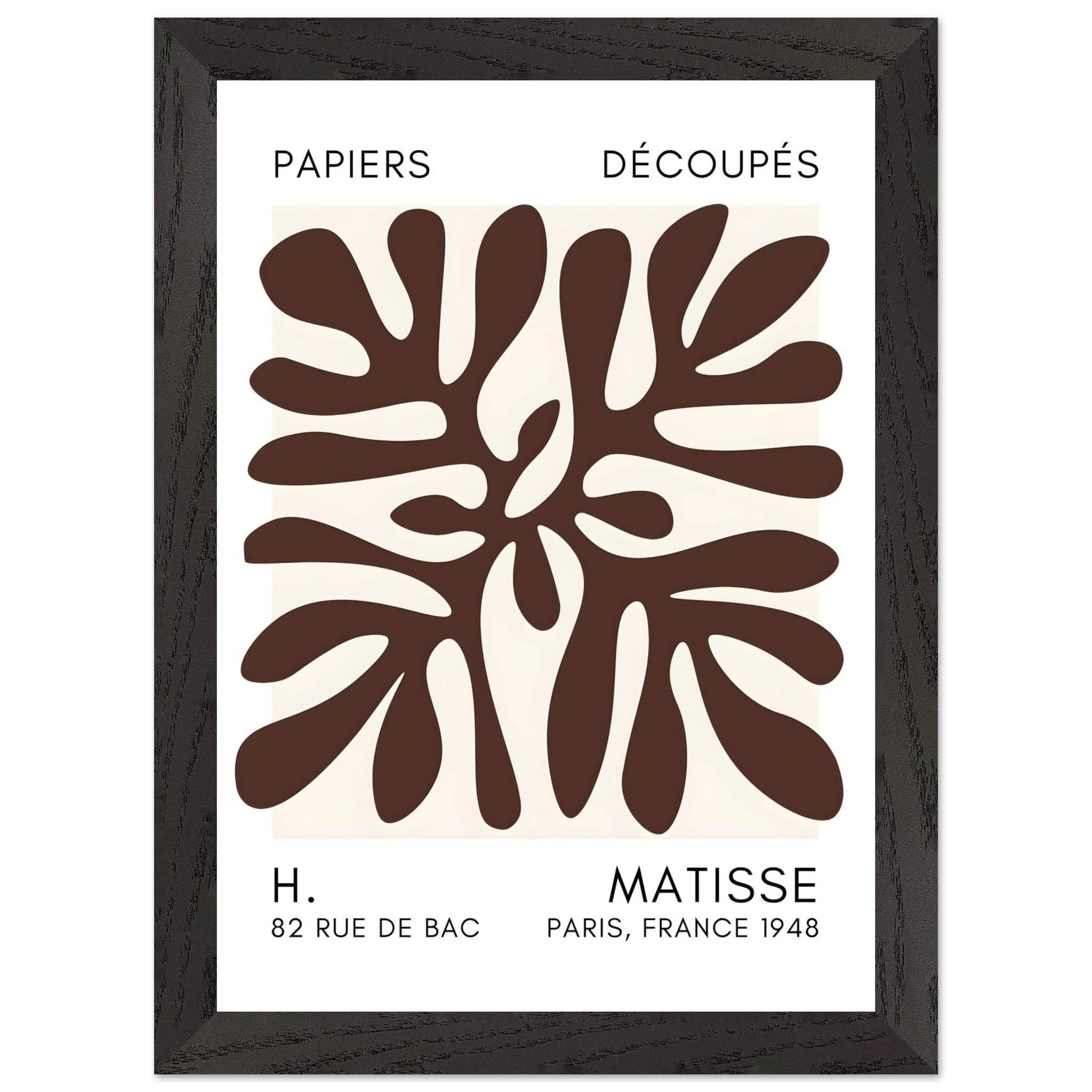 Artfulprints Poster met Lijst Matisse - Deep ocean brown - A4 21x29.7 cm - Bruin - 51Dnspod | Smaakvolle damp – Verzendkosten vrij vanaf 40€ Artfulprints Poster met Lijst Matisse - Deep ocean brown - A4 21x29.7 cm - Bruin - 51Dnspod | Smaakvolle damp – Verzendkosten vrij vanaf 40€
