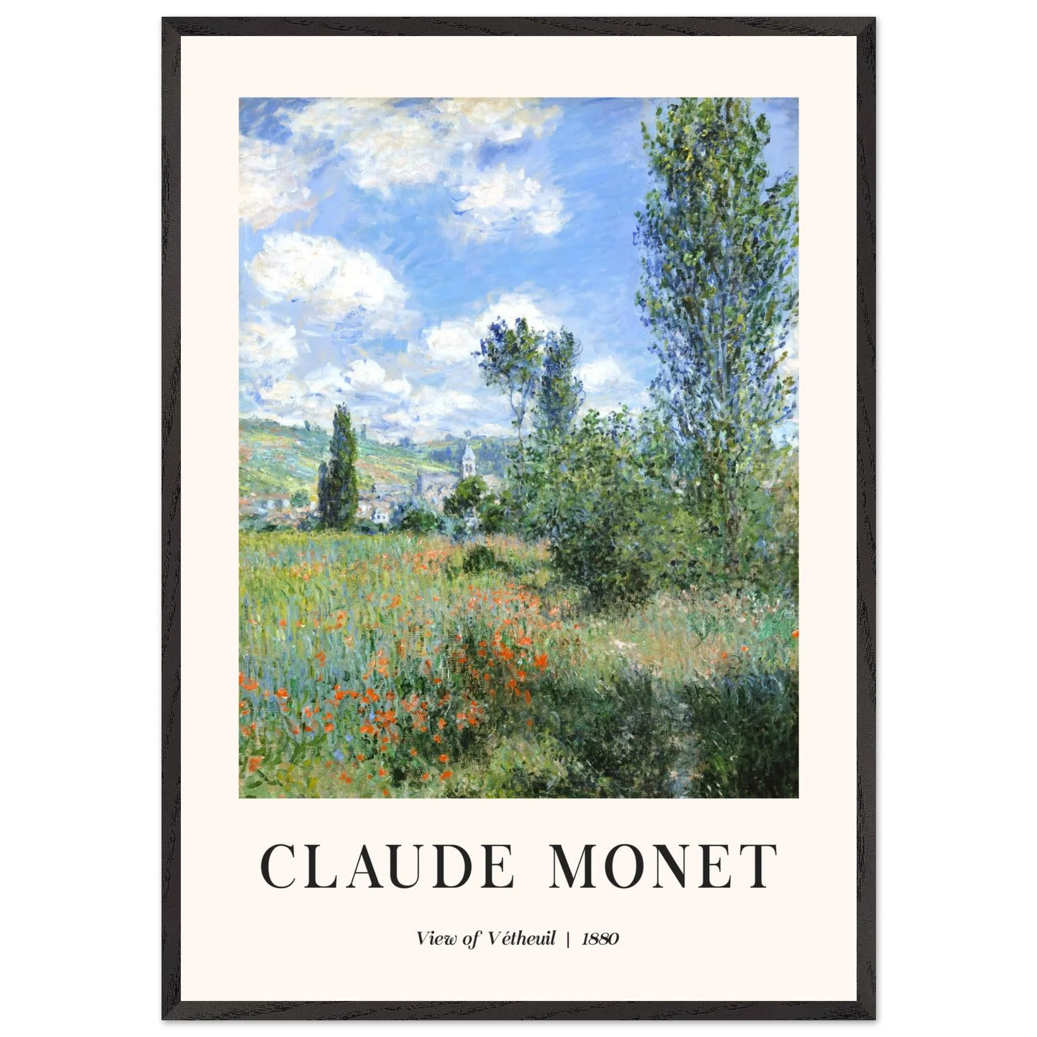 Artfulprints Poster met Lijst Claude Monet - View of Vétheuil II - 70x100 cm - Groen - 51Dnspod | Smaakvolle damp – Verzendkosten vrij vanaf 40€ Artfulprints Poster met Lijst Claude Monet - View of Vétheuil II - 70x100 cm - Groen - 51Dnspod | Smaakvolle damp – Verzendkosten vrij vanaf 40€