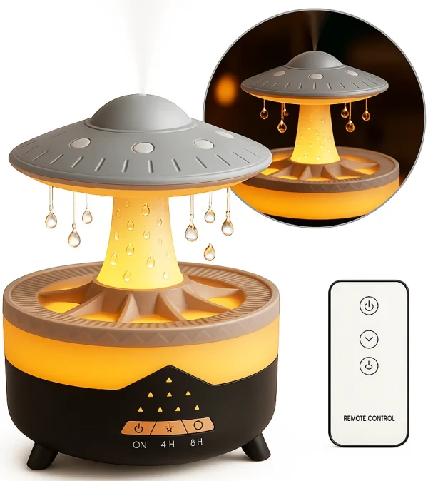 Boncy® Raindrop-Ufo Aroma Diffuser - 51Dnspod | Smaakvolle damp – Verzendkosten vrij vanaf 40€