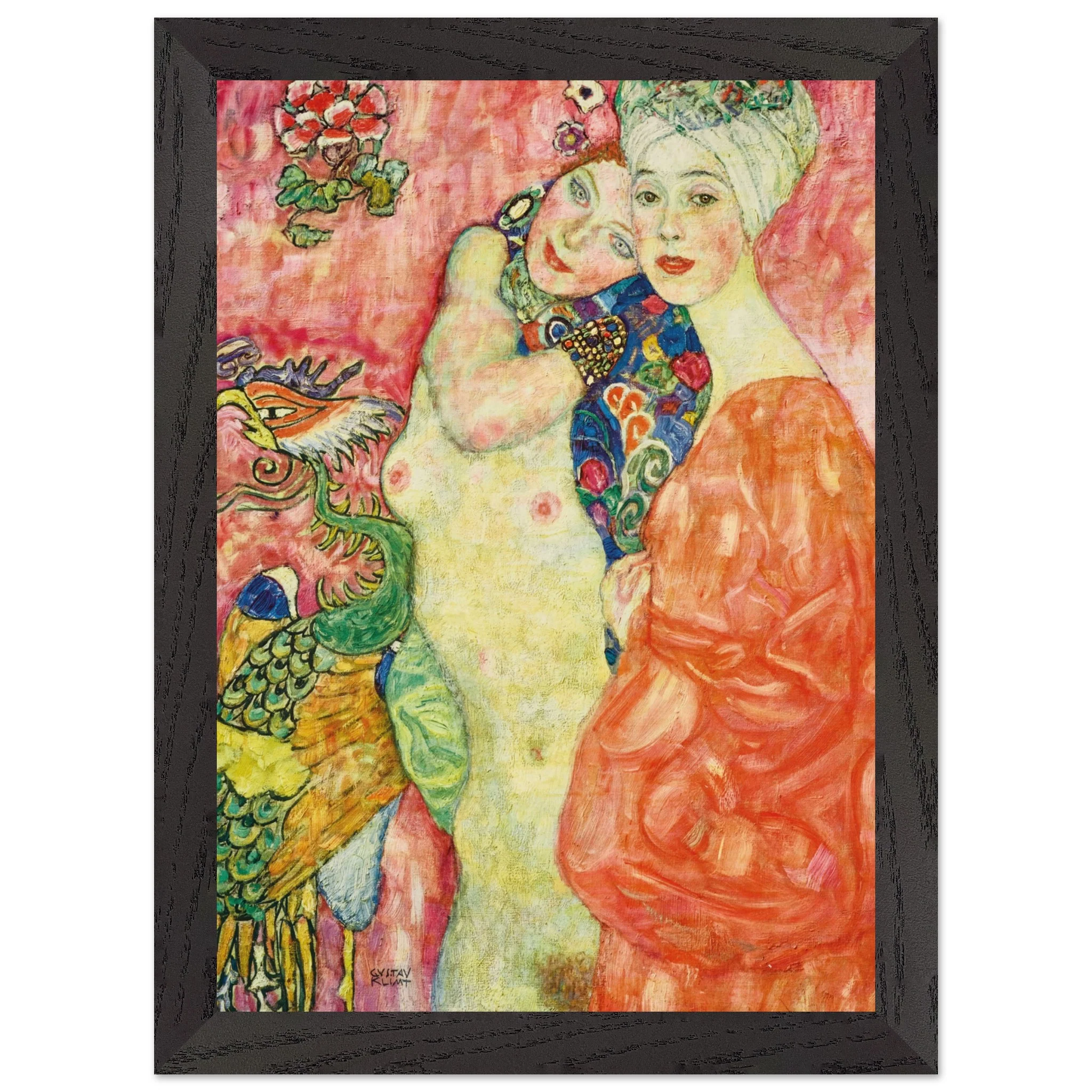 Artfulprints Poster met Lijst Gustav Klimt - The women friends - A4 21x29.7 cm - Roze - 51Dnspod | Smaakvolle damp – Verzendkosten vrij vanaf 40€ Artfulprints Poster met Lijst Gustav Klimt - The women friends - A4 21x29.7 cm - Roze - 51Dnspod | Smaakvolle damp – Verzendkosten vrij vanaf 40€