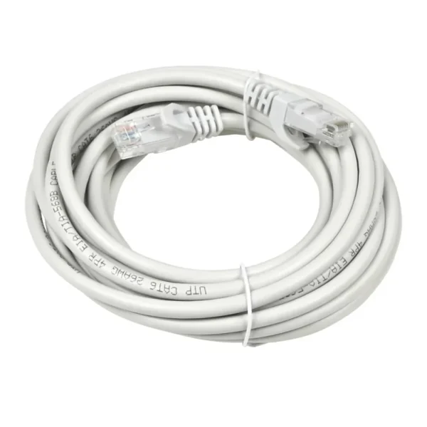 CAT6 UTP Netwerkkabel 5 Meter – RJ45 Ethernetkabel – 5 Gbps – Lichtgrijs - 51Dnspod | Smaakvolle damp – Verzendkosten vrij vanaf 40€
