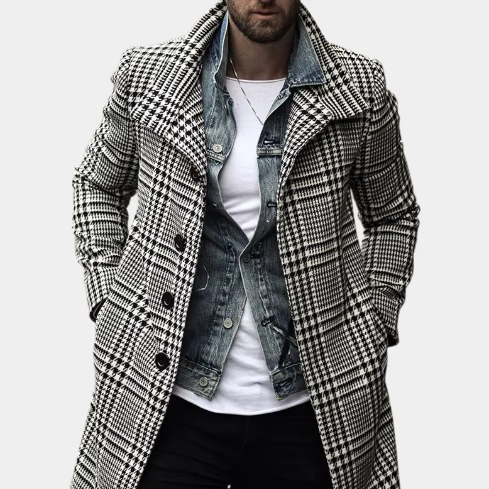 CHRISTOPHER - Modieuze Lichte Geruite jas - 51Dnspod | Smaakvolle damp – Verzendkosten vrij vanaf 40€ CHRISTOPHER - Modieuze Lichte Geruite jas - 51Dnspod | Smaakvolle damp – Verzendkosten vrij vanaf 40€