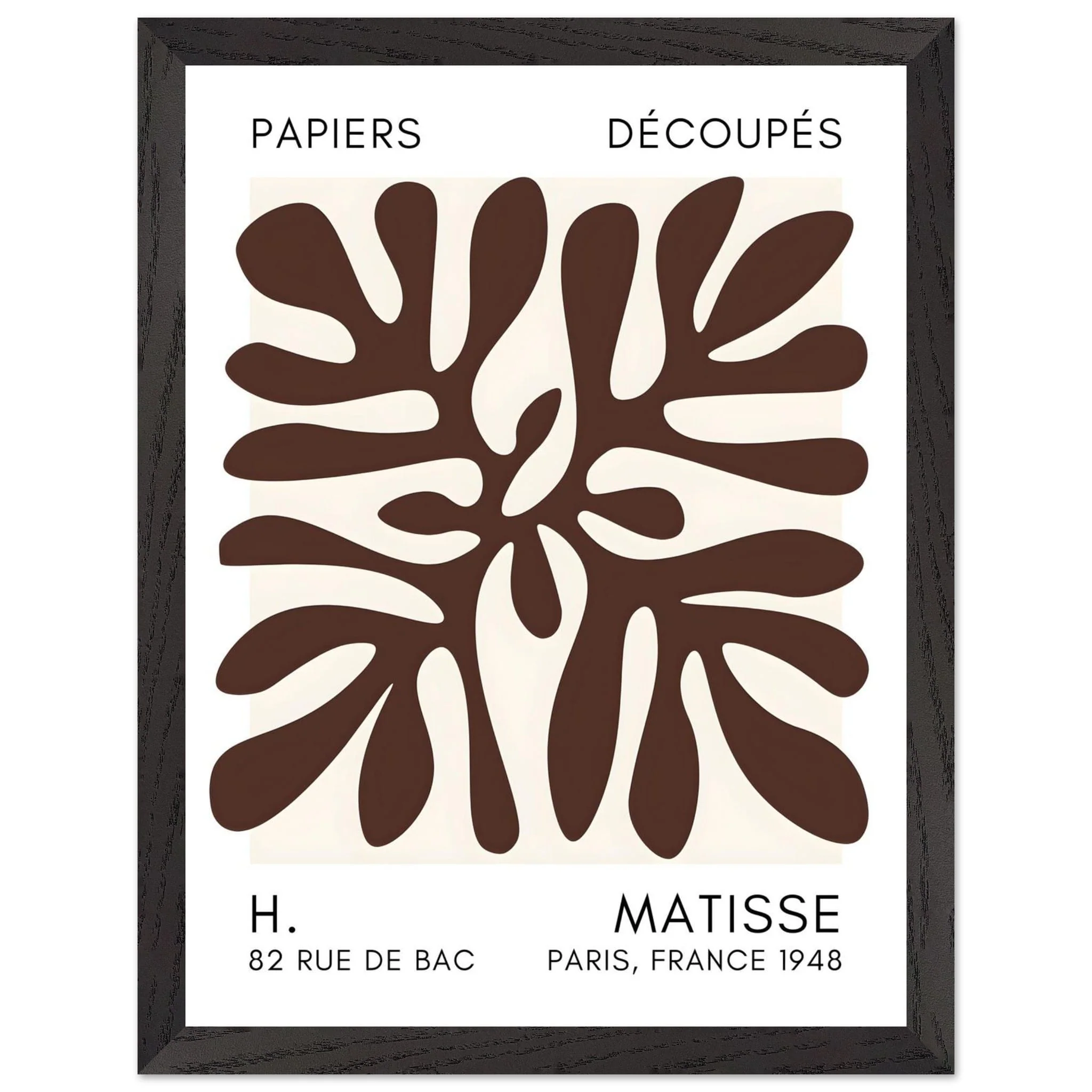Artfulprints Poster met Lijst Matisse - Deep ocean brown - 30x40 cm - Bruin - 51Dnspod | Smaakvolle damp – Verzendkosten vrij vanaf 40€ Artfulprints Poster met Lijst Matisse - Deep ocean brown - 30x40 cm - Bruin - 51Dnspod | Smaakvolle damp – Verzendkosten vrij vanaf 40€