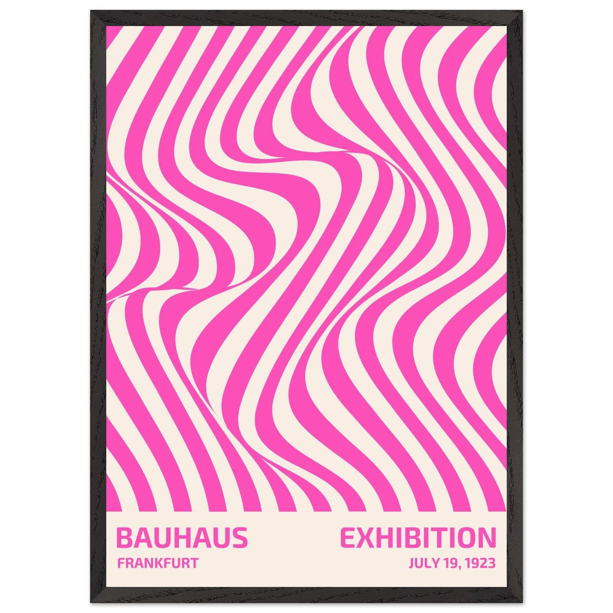 Artfulprints Poster met Lijst Bauhaus - Exhibition Frankfurt pink - 50x70 cm - Roze - 51Dnspod | Smaakvolle damp – Verzendkosten vrij vanaf 40€ Artfulprints Poster met Lijst Bauhaus - Exhibition Frankfurt pink - 50x70 cm - Roze - 51Dnspod | Smaakvolle damp – Verzendkosten vrij vanaf 40€